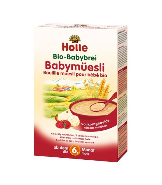 BIOBabybrei Babymüsli – 250g – Holle BIOBabybrei Babymüsli – 250g – Holle
