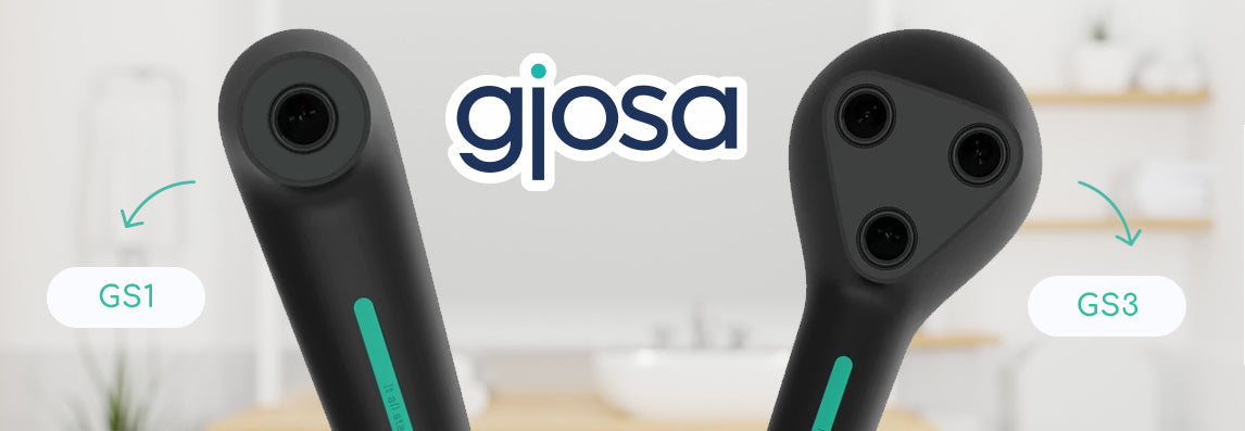 Les différents pommeaux de douche Gjosa : GS3 et GS1