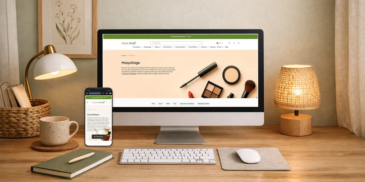 Découvrez le nouveau site de Green-Shop.ch