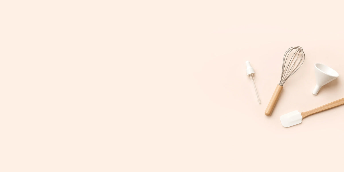 Ustensiles pour cosmétique maison