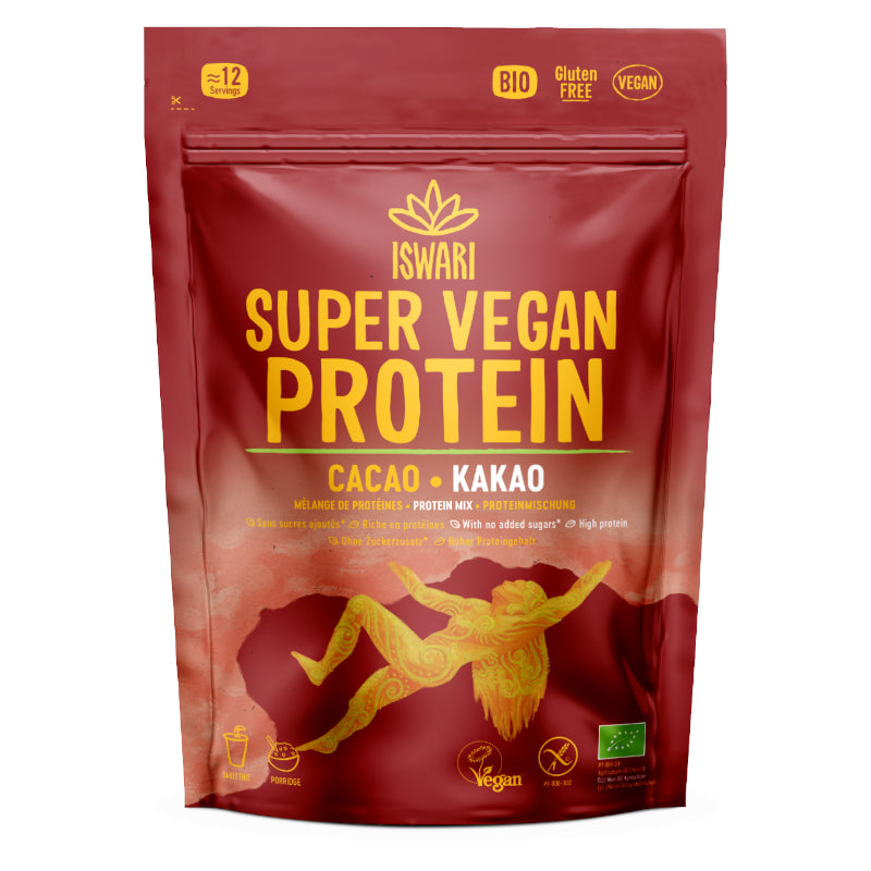Veganes Proteinpulver Kakao BIO 250g - Iswari