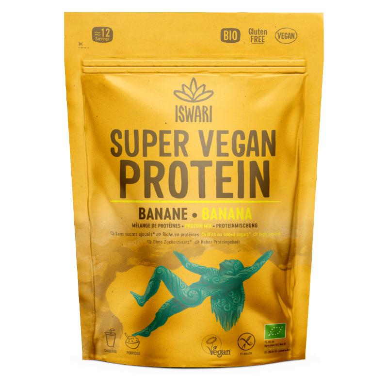 Veganes Proteinpulver Banane BIO 250g - Iswari