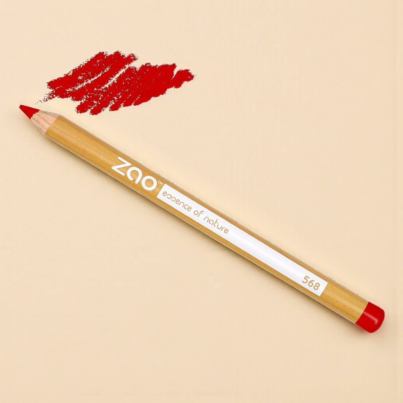 Kräftiger Lippenstift, Rot Nr. 568 - 1,1 g - Zao