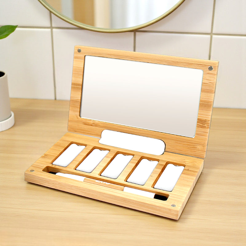 Bambusbox, fünf leere Behälter & Applikator - Zao