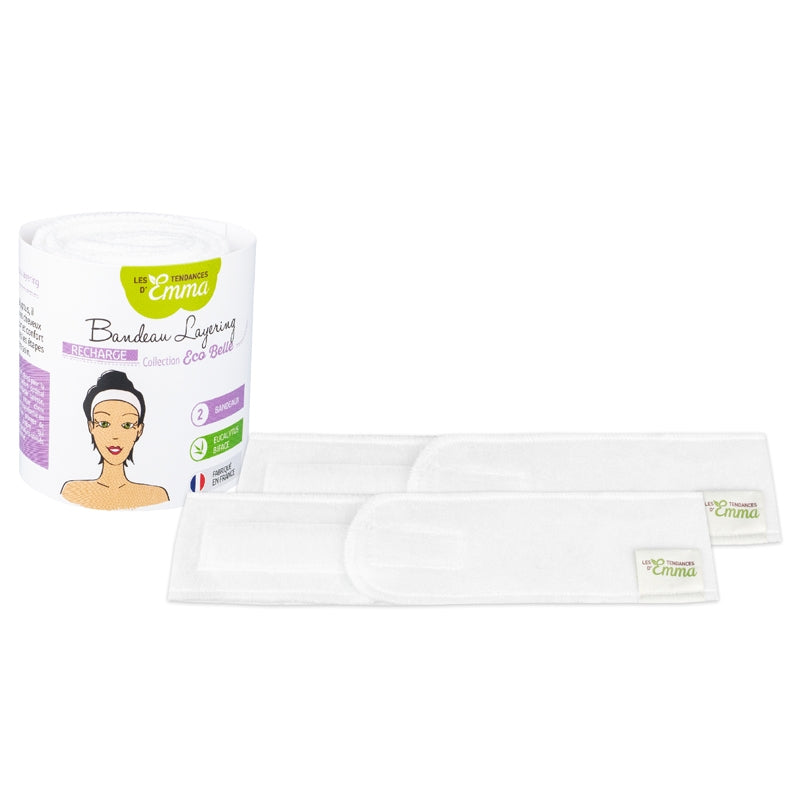 2 waschbare, kombinierbare Haarbänder aus umweltfreundlichem Eukalyptus – Emma's Trends