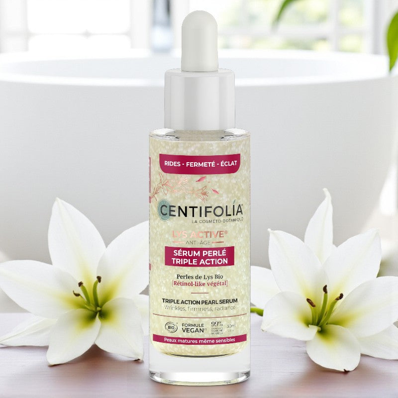 Centifolia Dreifachwirkung Bio-Perlenserum mit weißer Lilie – 30 ml