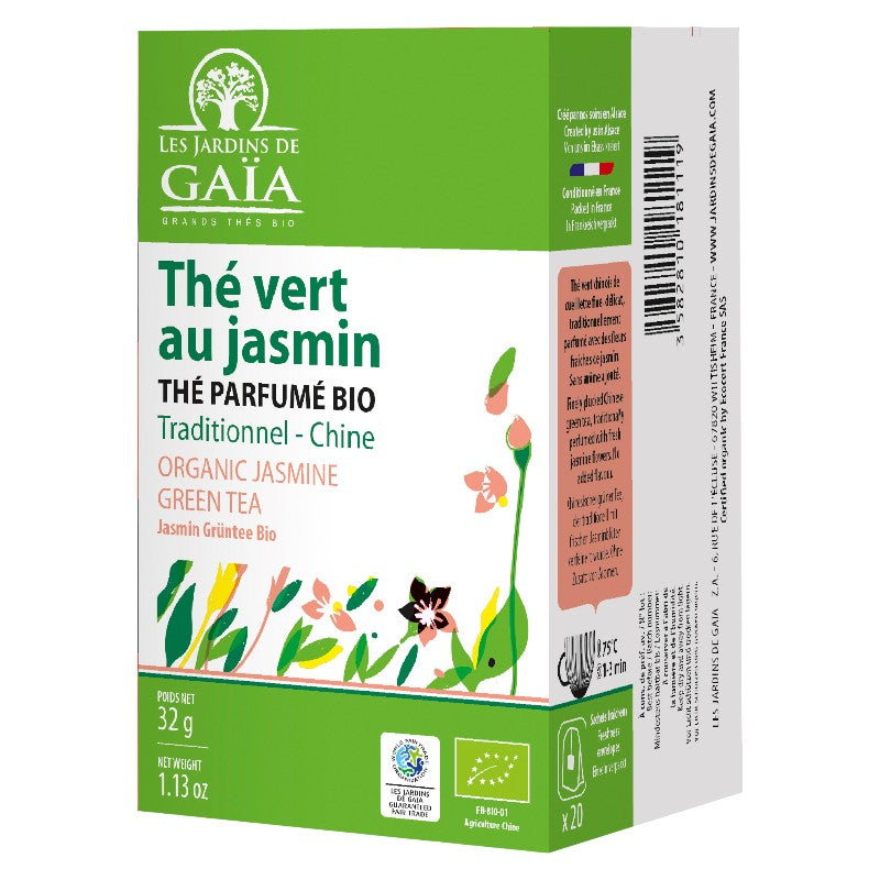 Bio-Jasmin-Grüntee von Les Jardins de Gaïa