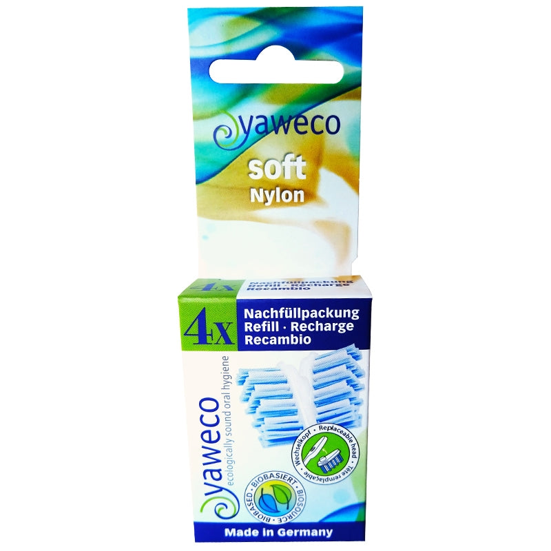 4 austauschbare weiche Nylonköpfe - Yaweco