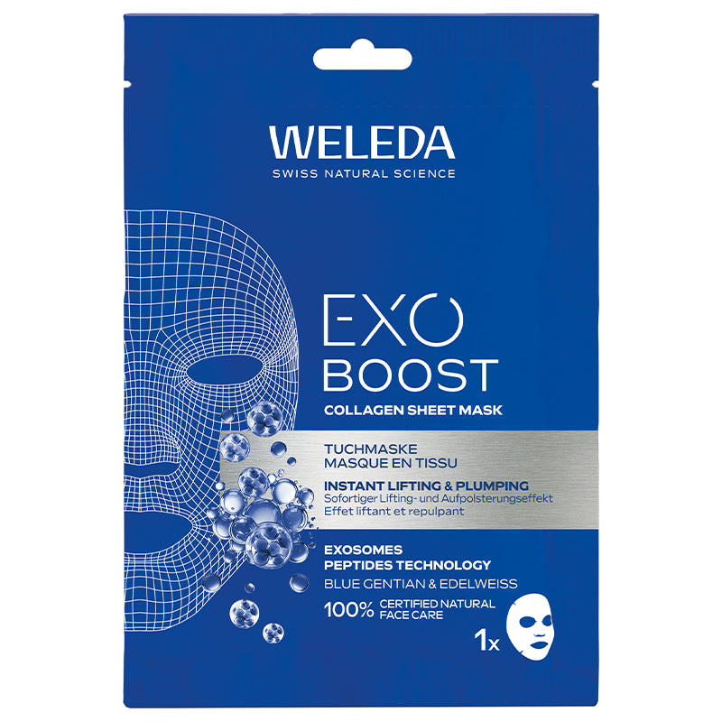 Masque en tissu gentiane bleue & edelweiss BIO