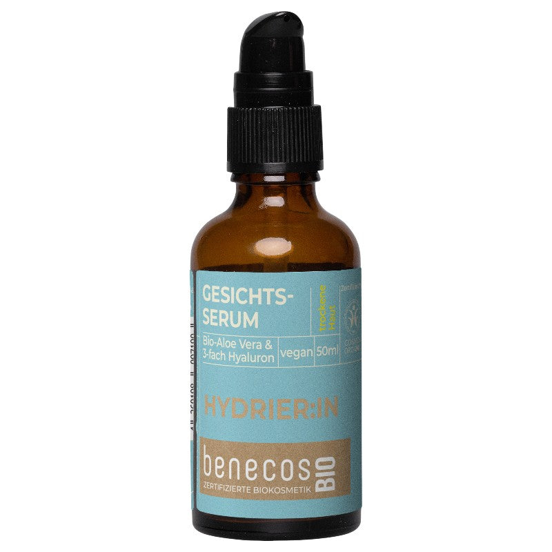 Bio-Aloe-Vera-Feuchtigkeitsserum fürs Gesicht – 50 ml – Benecos