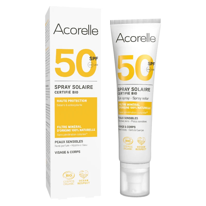 Spray solaire visage & corps IP 50 BIO