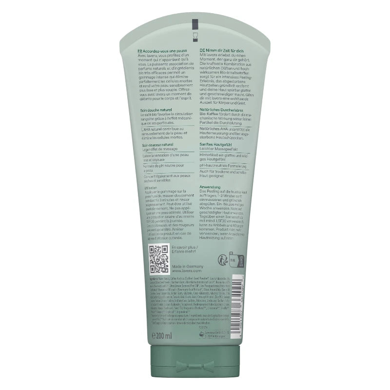 Douche exfoliante café & AHA BIO