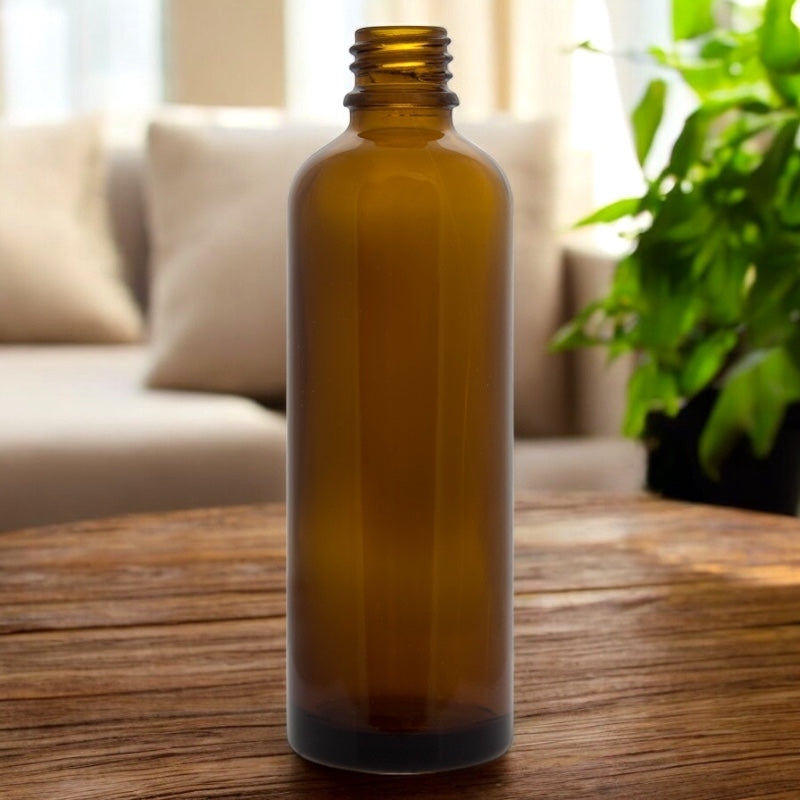 6 Bouteilles en verre brun 10ml sans fermeture - Farfalla