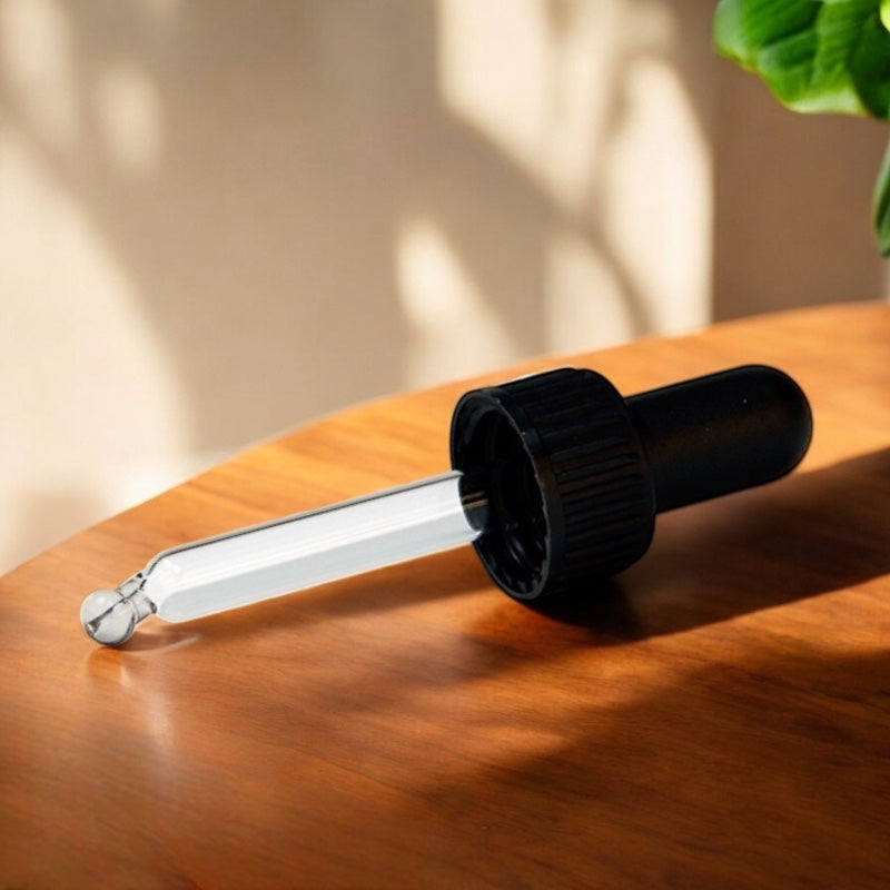 6 Pipettes pour bouteille en verre brun 10ml - Farfalla