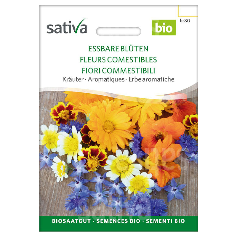 Semences fleurs comestibles aromatiques BIO