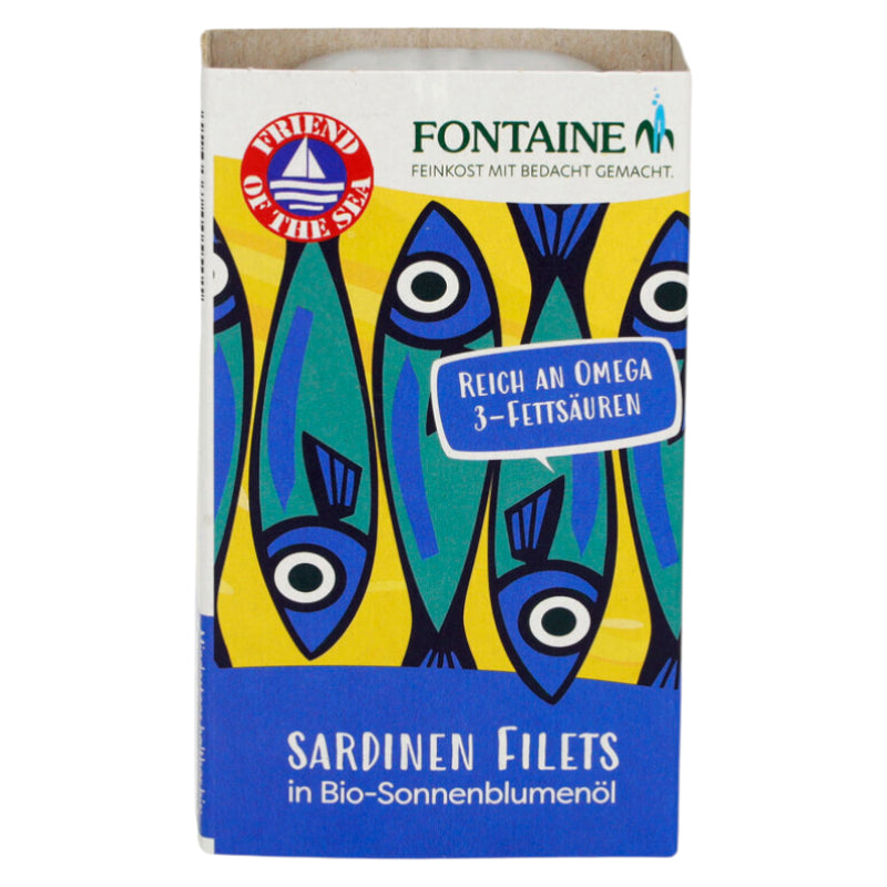 Sardines à l'huile de tournesol 120g