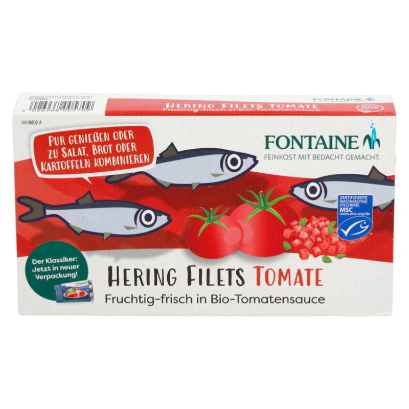 Filets de harengs à la sauce tomate 200g