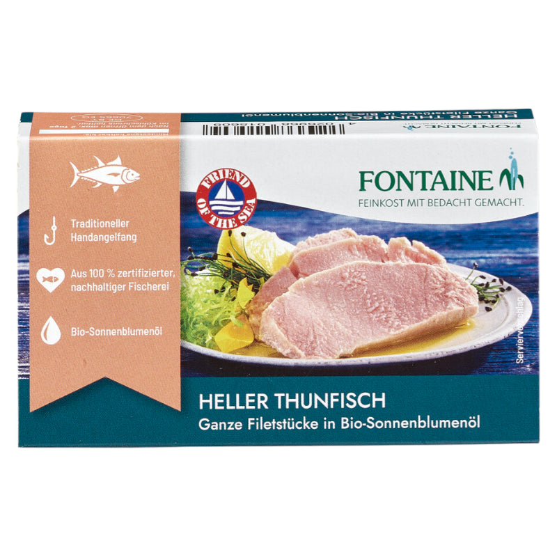 Thon albacore à l'huile de tournesol 120g