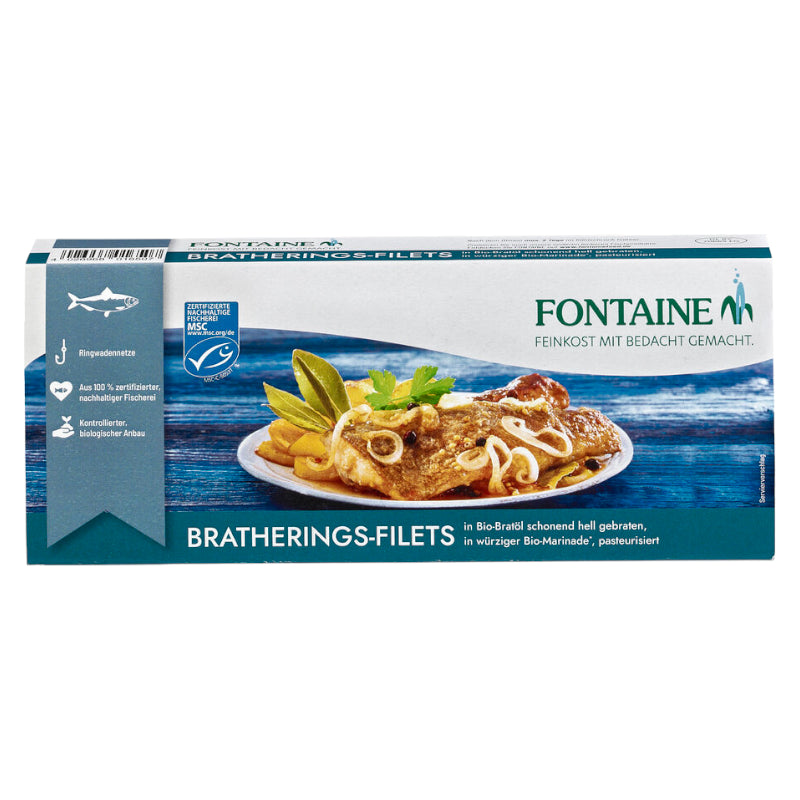Filets de harengs frits en marinade 325g