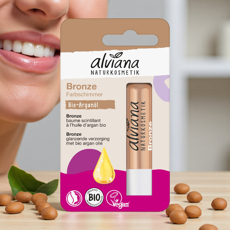 Baume à lèvres bronze argan & macadamia BIO