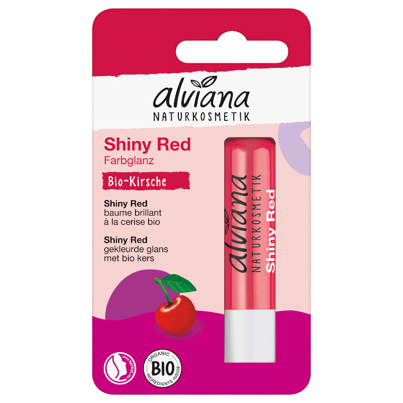 Baume à lèvres shiny red cerise BIO