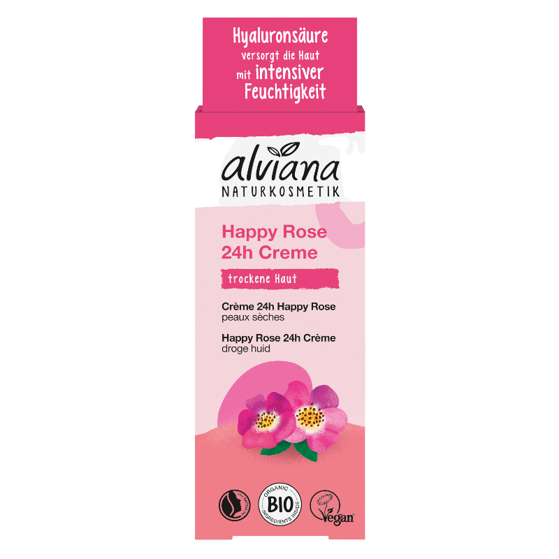 Gesichtscreme 24h Happy Rose BIO