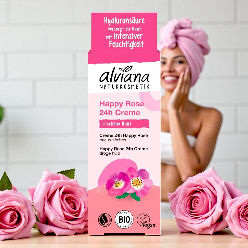 Gesichtscreme 24h Happy Rose BIO