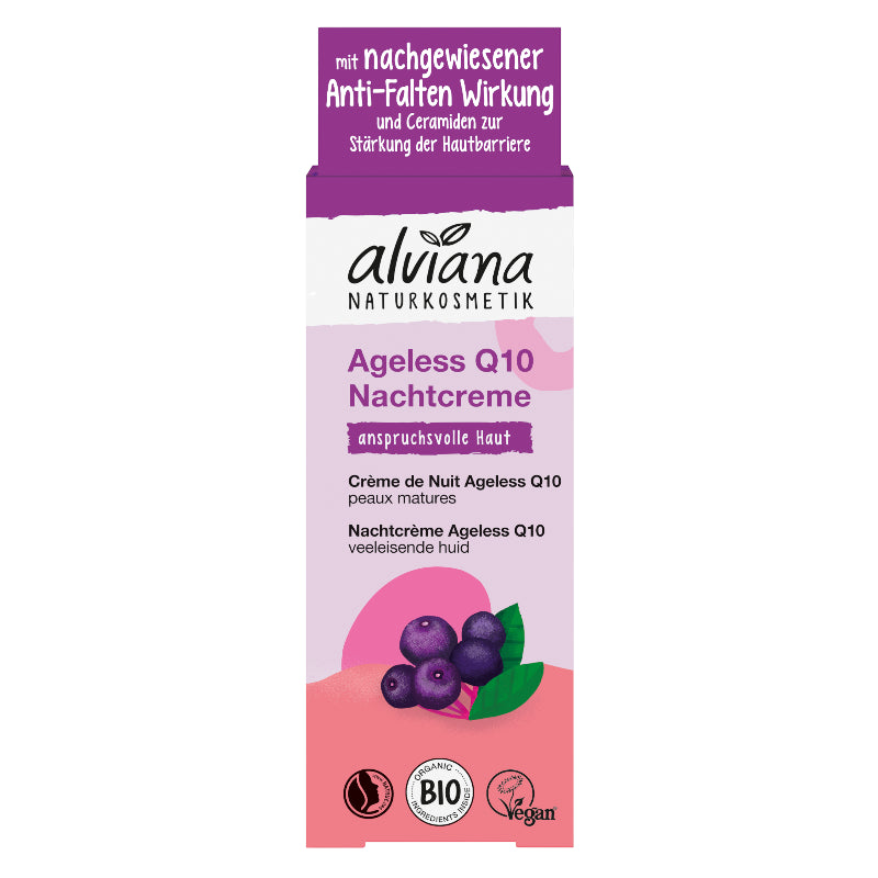 Nachtcreme Ageless Q10 Aronia BIO