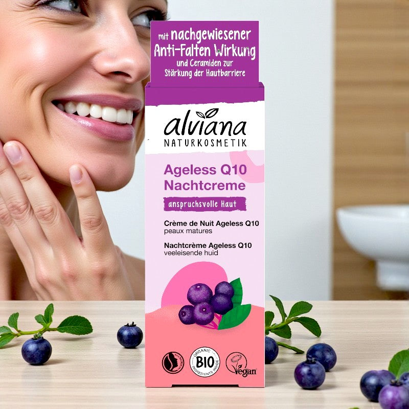 Nachtcreme Ageless Q10 Aronia BIO