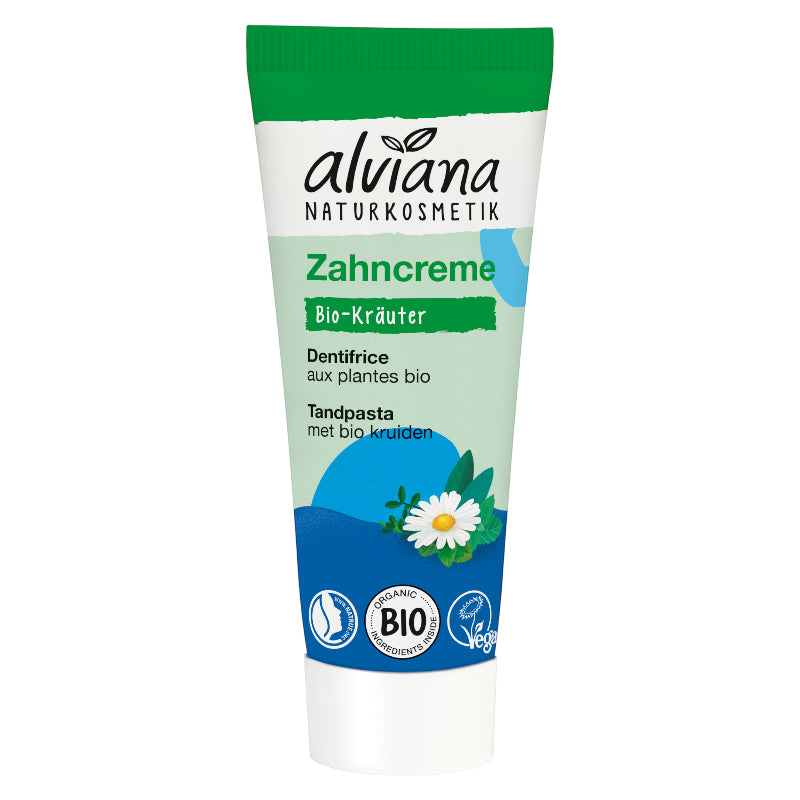 Dentifrice aux plantes sans fluor