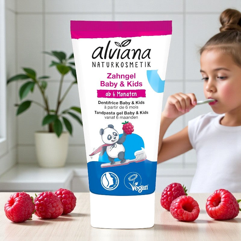 Dentifrice bébés & enfants framboise