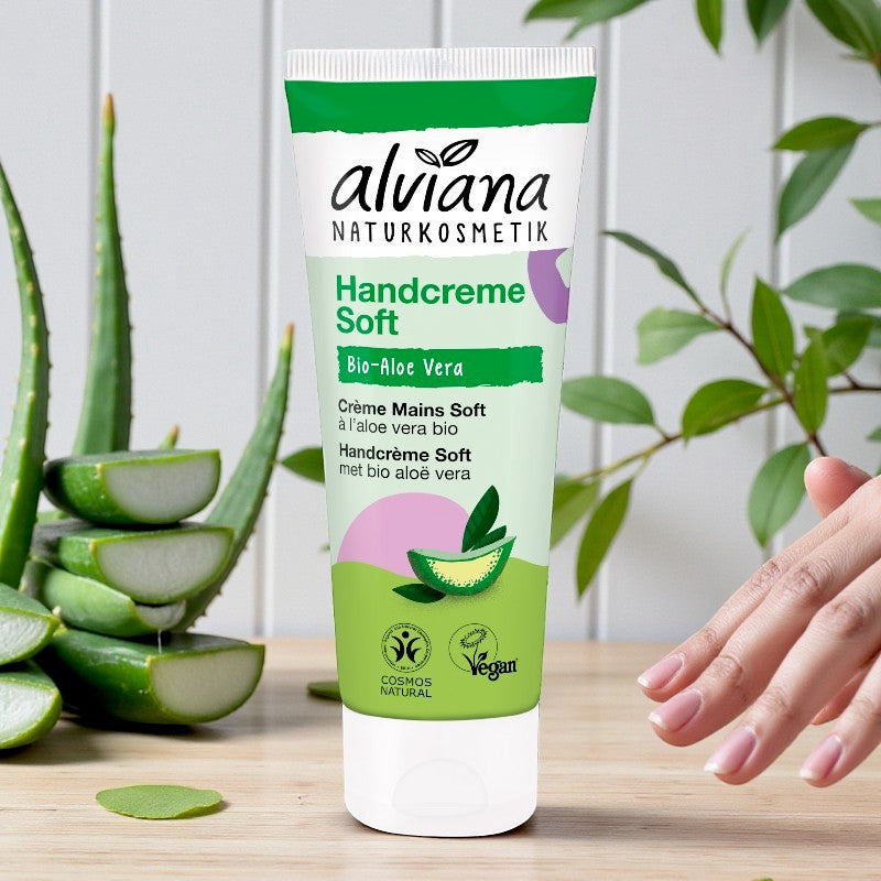 Crème mains soft aloe vera