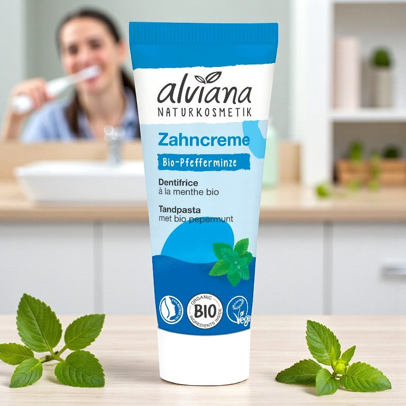 Dentifrice à la menthe avec fluor