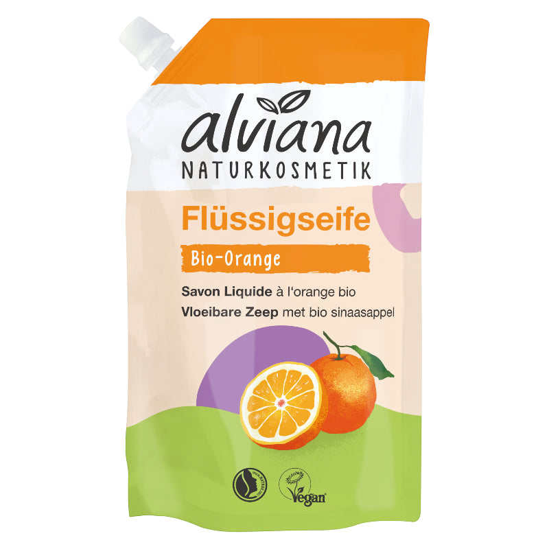 Savon liquide orange