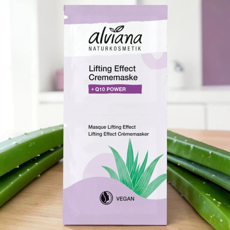 Alviana - Masque crème effet lifting Q10 & aloe vera BIO 15ml