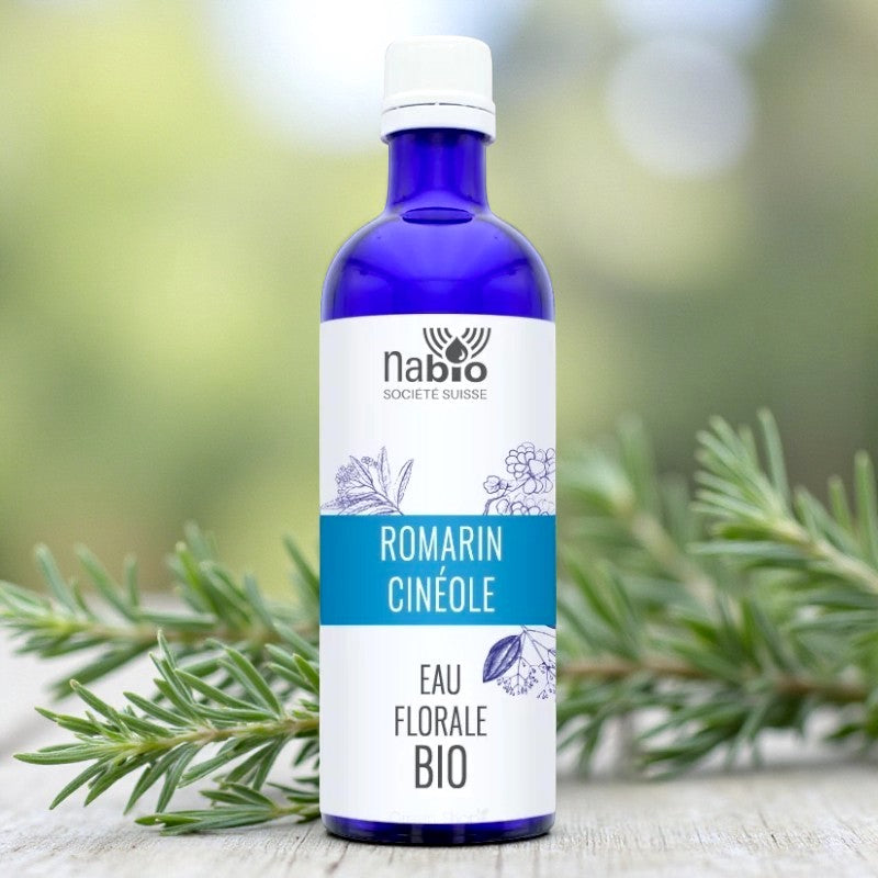 Bio-Rosmarin-Cineol-Blütenwasser – 200 ml – Nabio