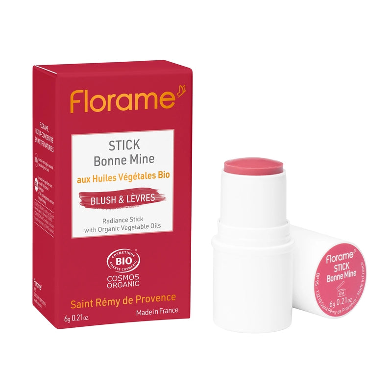 Stick bonne mine blush & lèvres BIO