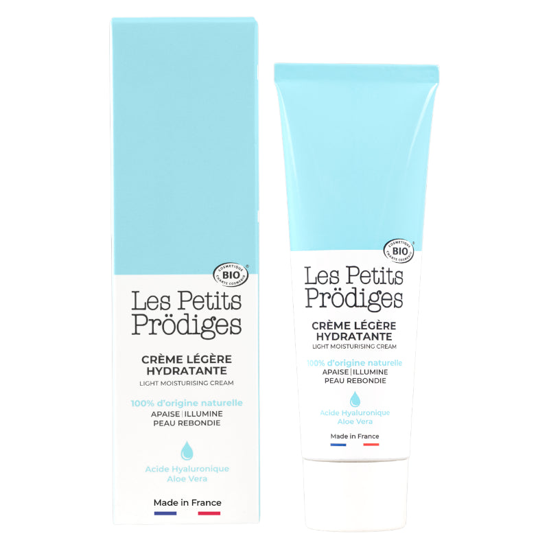 Leichte Bio-Aloe-Vera-Feuchtigkeitscreme – 50 ml – Les Petits Prödiges