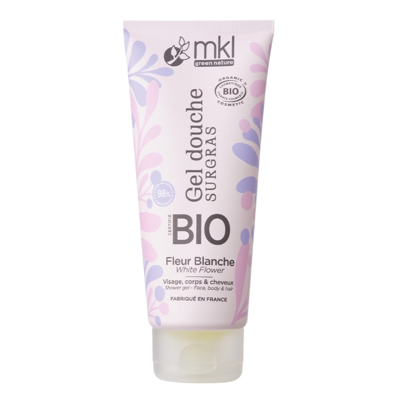 Gel douche BIO fleur blanche