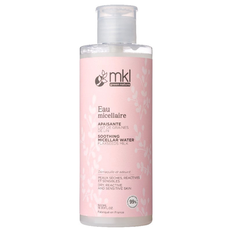 Wohltuendes Mizellenwasser mit Bio-Leinsamen – 500 ml – MKL Green Nature