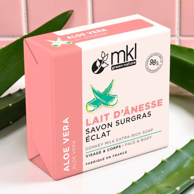Rückfettende Eselsmilch-Seife Aloe Vera