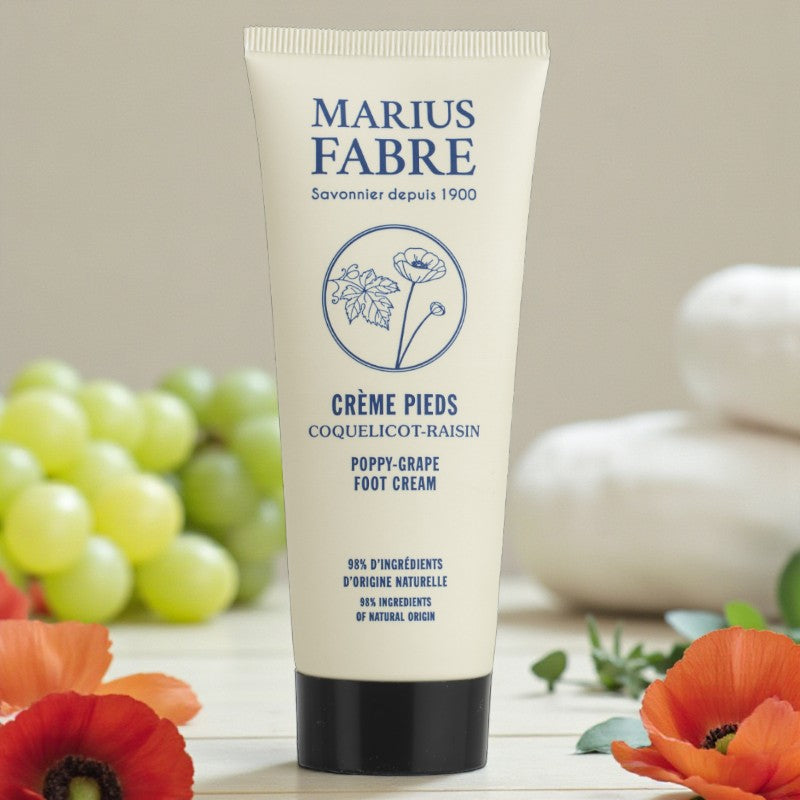 Mohn- und Trauben-Fußcreme - 75 ml - Marius Fabre