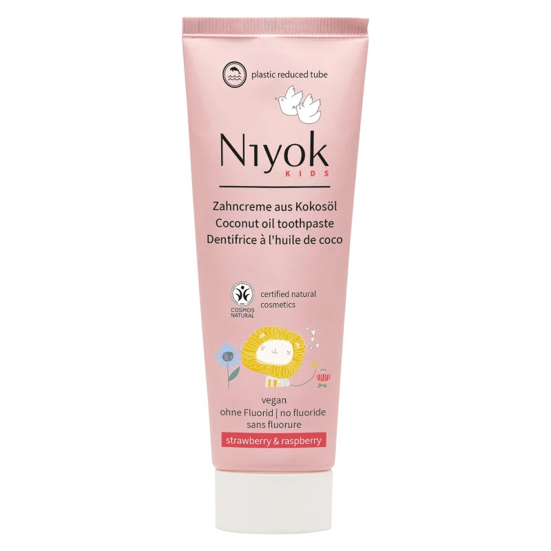 Dentifrice enfant fraise & framboise sans fluor