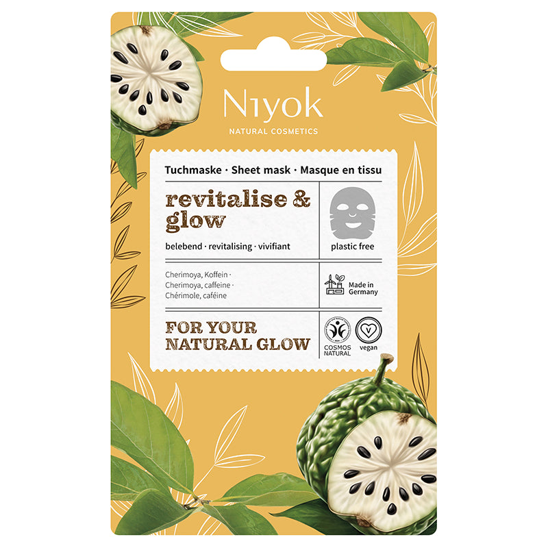 Masque en tissu vivifiant chérimole & caféine