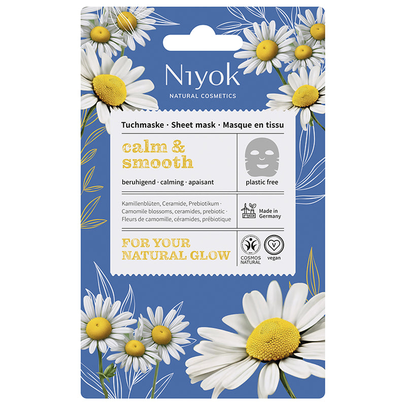 Masque en tissu apaisant camomille & céramides