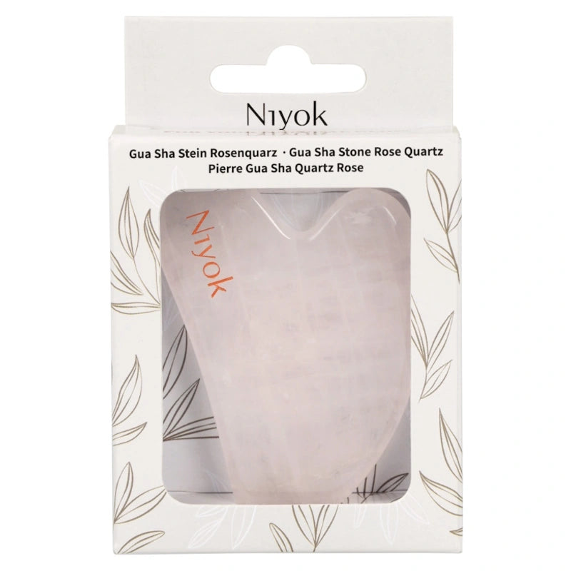 Pierre visage gua sha quartz rose