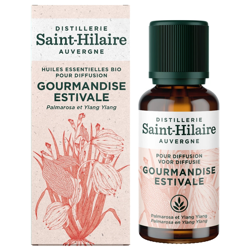 Synergie d'huiles essentielles gourmandise estivale BIO
