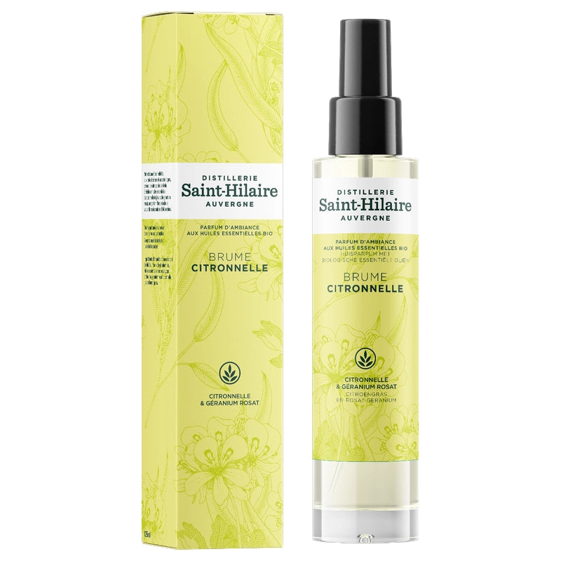 Brume parfumée citronnelle & géranium rosat