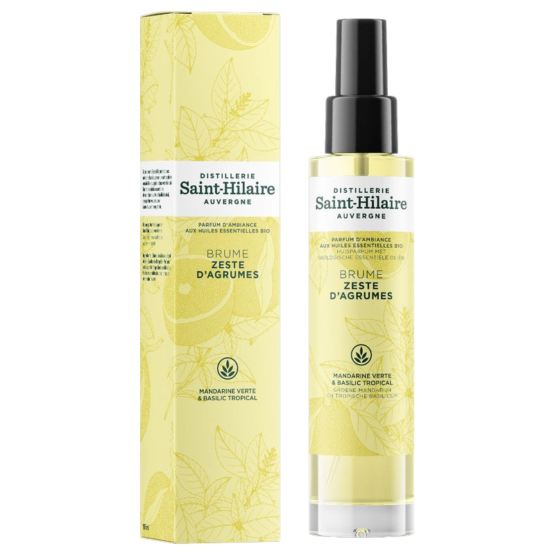 Brume parfumée zeste d'agrumes mandarine & basilic
