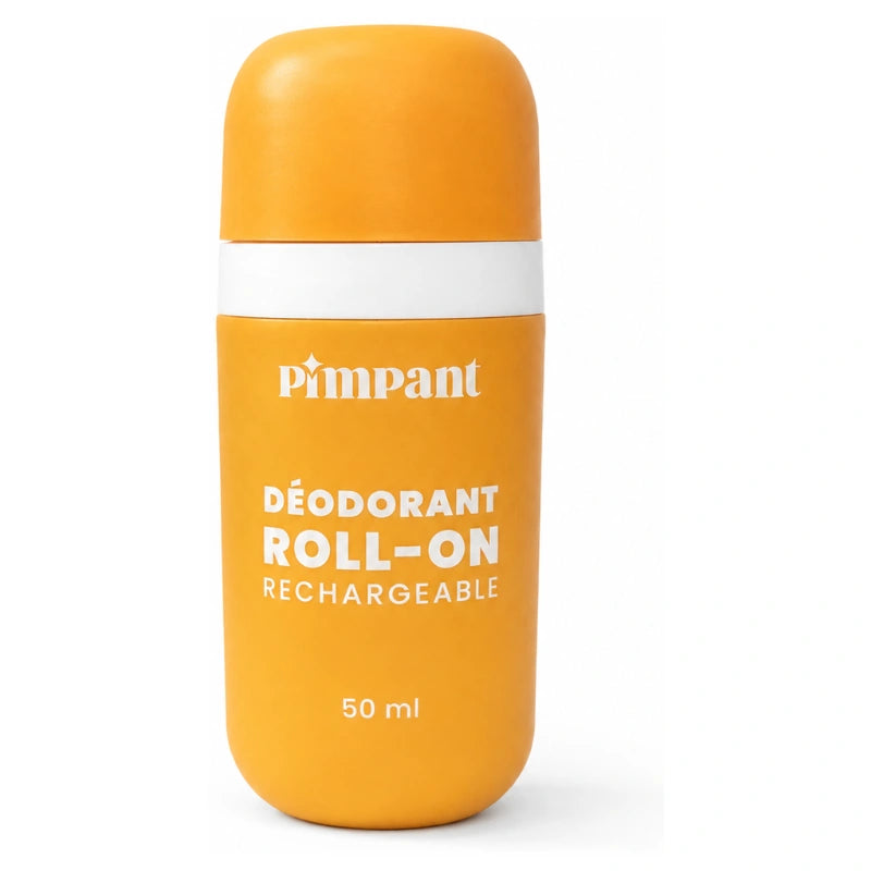 Nachfüllbares Deodorant Roll-on Orange (leer)